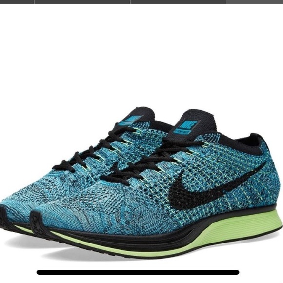 nike flyknit racer blue lagoon
